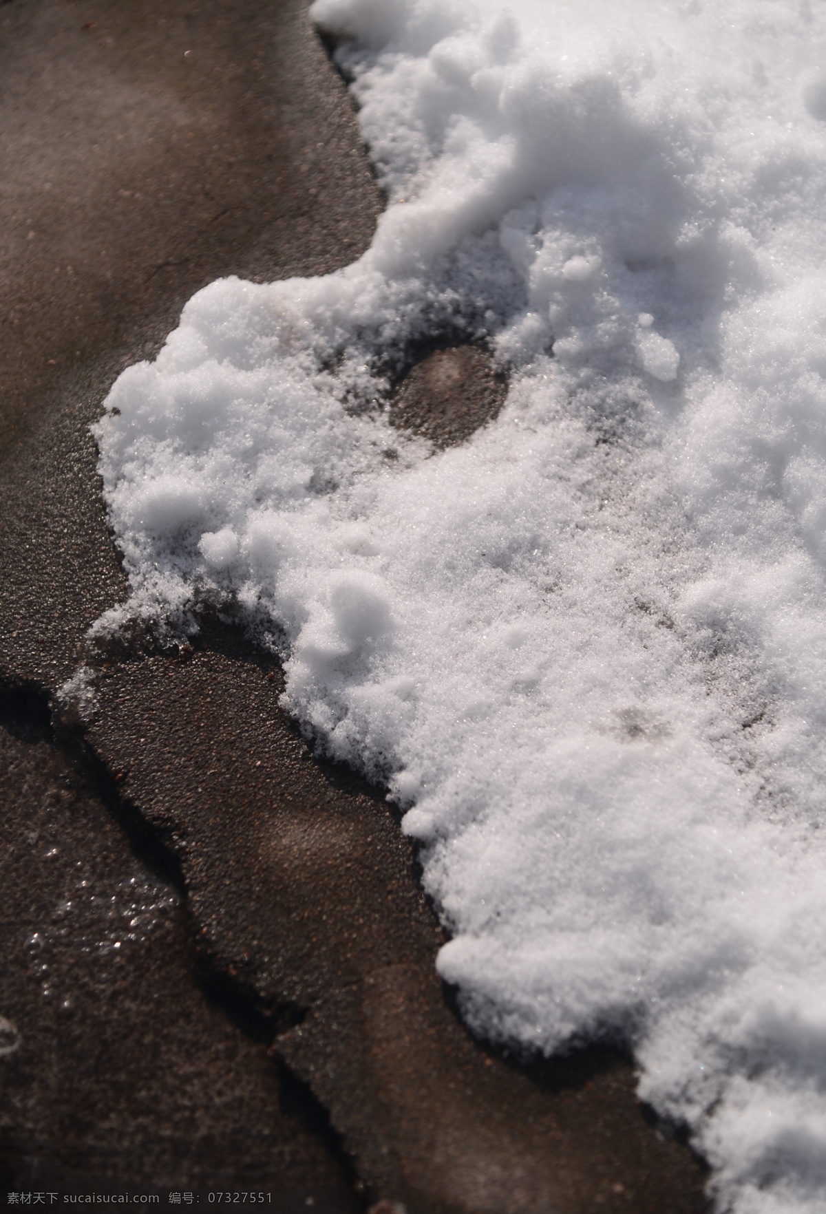 冬天拍摄地面结冰的雪素材图片下载-素材编号07327551-素材天下图库