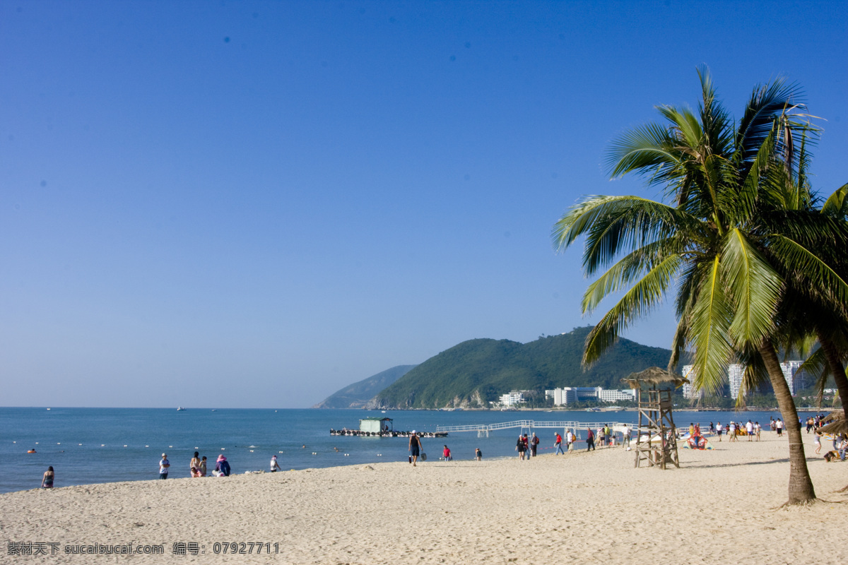 大东海 风景 海南 海滩 三亚 自然风景 自然景观 psd源文件