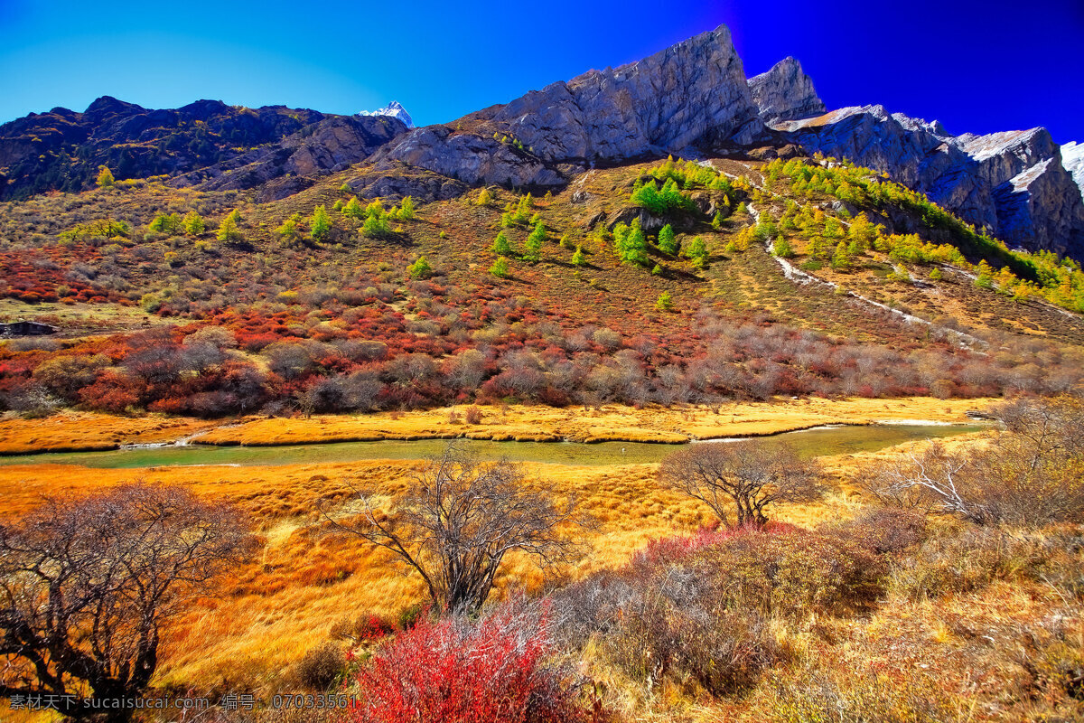 川西美景 川西 蓝天 白云 高原 藏区 自然风景 山水 田园 旅游摄影