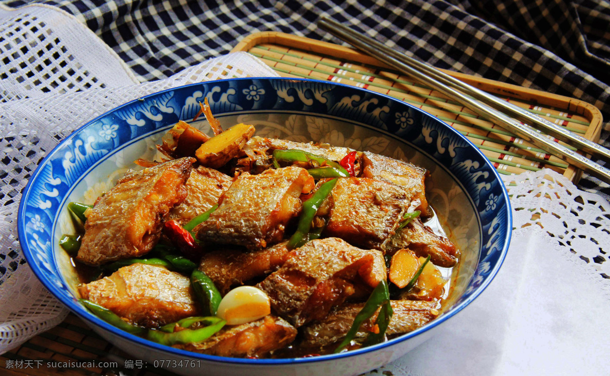 红烧带鱼 带鱼 红烧带鱼段 带鱼块 家常菜 餐饮美食 传统美食