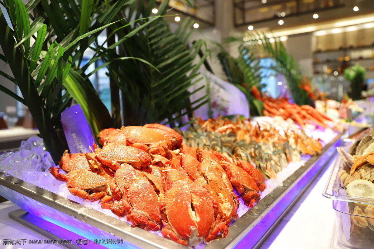 老虎蟹 海鲜自助餐 蟹腿 美味 美食 海鲜 餐饮美食 传统美食