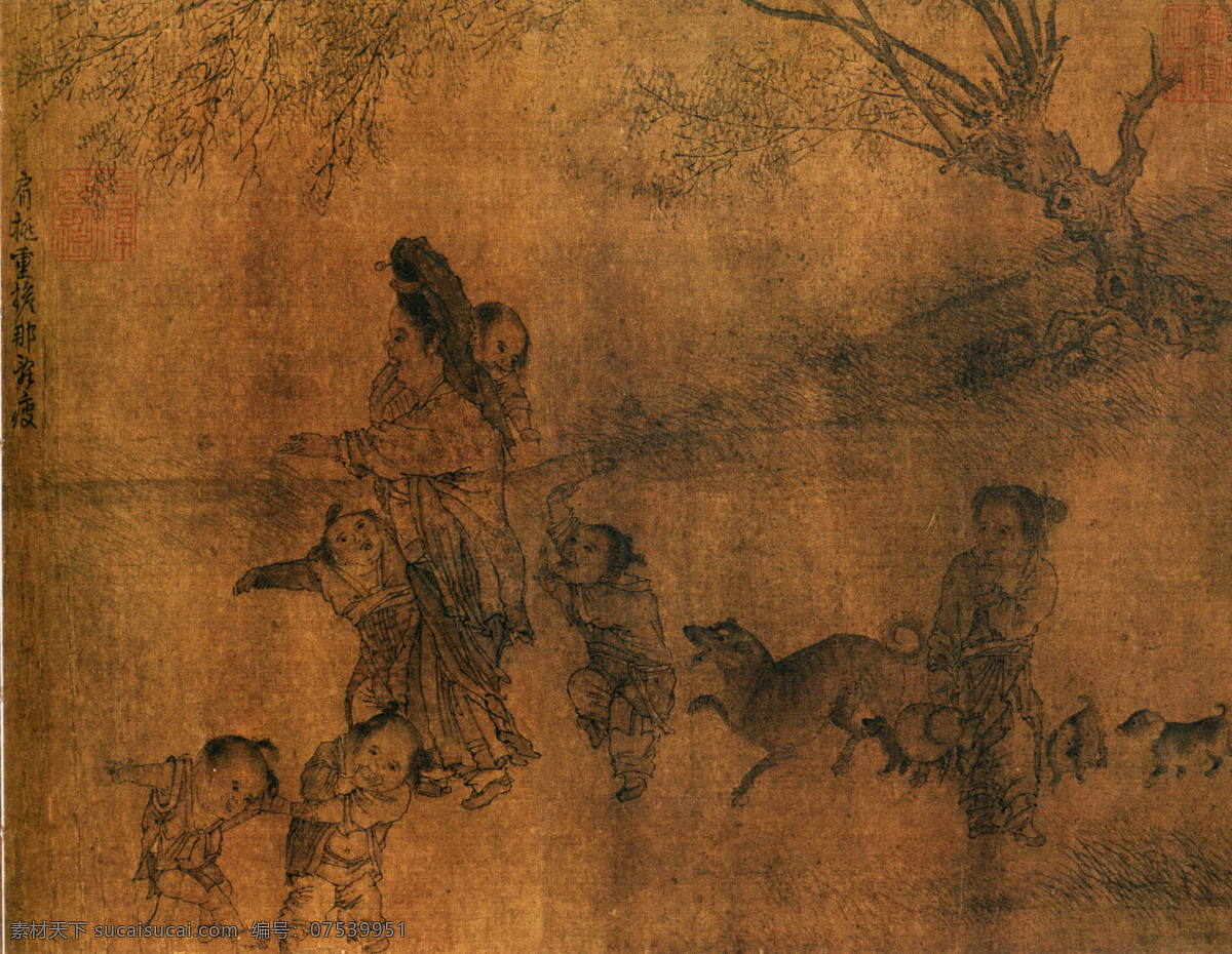 古代 人物 壁画 宫廷人物 古代人物 人物画像 中国风 中国文化 中华艺术绘画 文化艺术