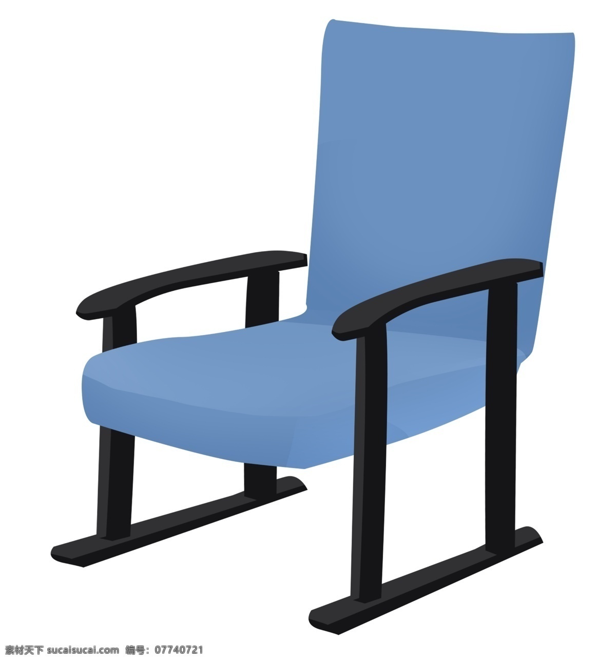 家具 椅子 装饰 插画 家具椅子 蓝色的椅子 漂亮的椅子 创意椅子 椅子装饰 椅子插画 卡通椅子
