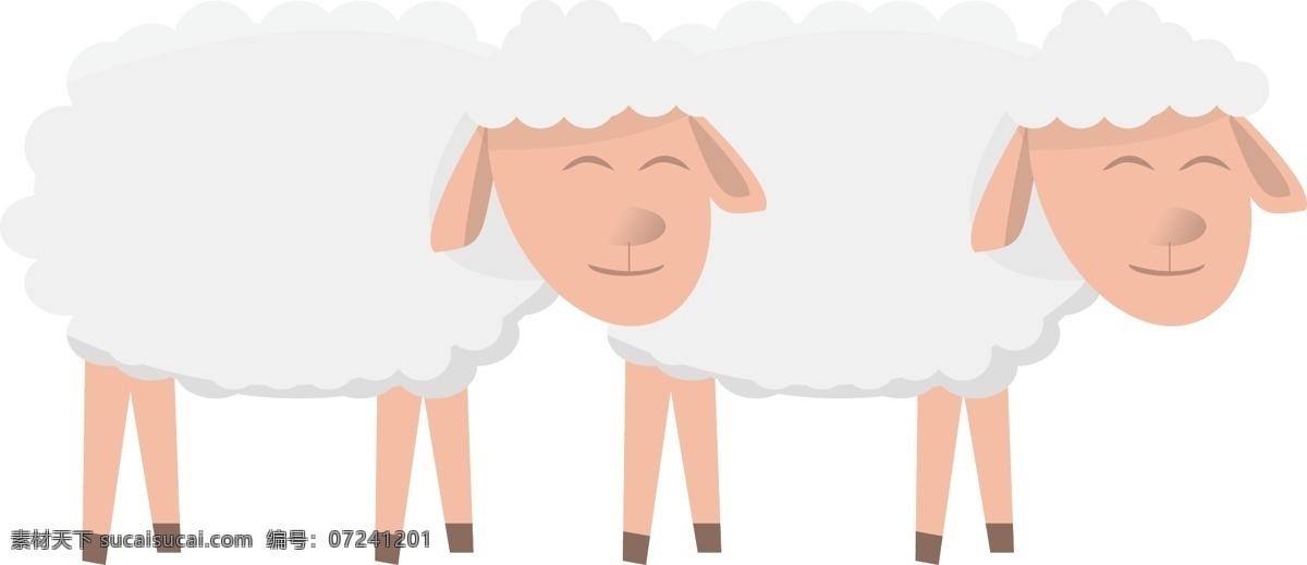 可爱的小绵羊 小绵羊 羊 肉 牲畜