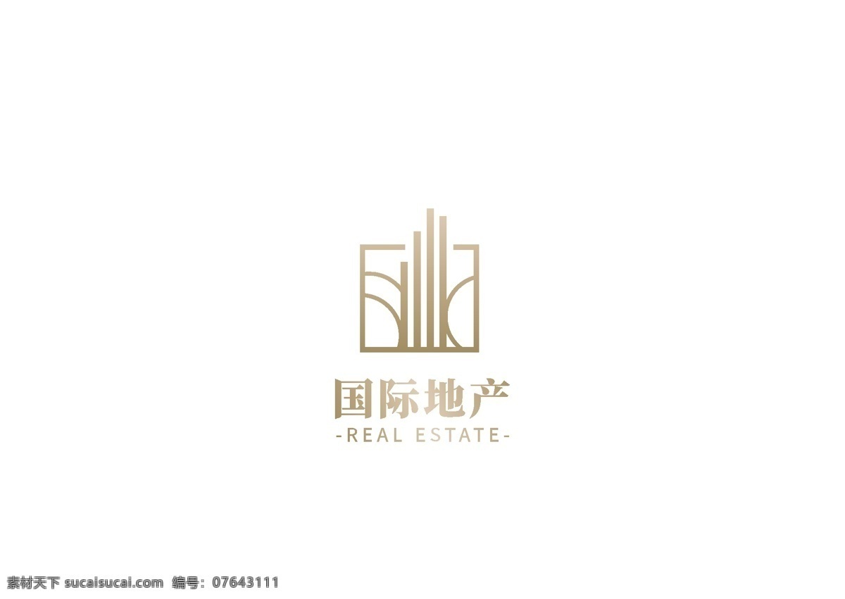地产 logo logo设计 设计素材 创意 简约 房地产 地产logo 广告logo