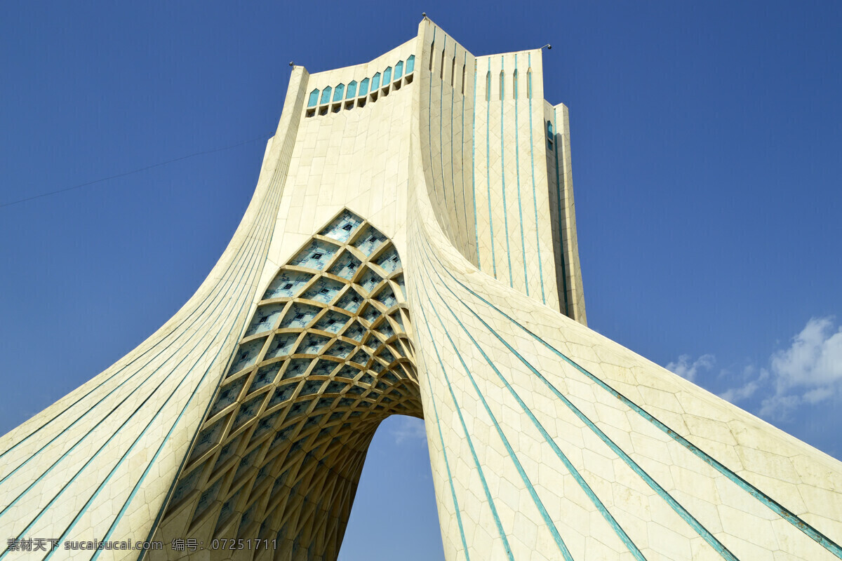 伊朗 自由 纪念碑 伊朗地标建筑 伊朗建筑风景 伊朗旅游景点 美丽风景 德黑兰市 其他艺术 文化艺术