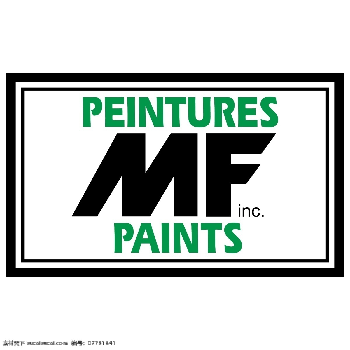 peintures mf涂料 矢量标志下载 免费矢量标识 商标 品牌标识 标识 矢量 免费 品牌 公司 白色