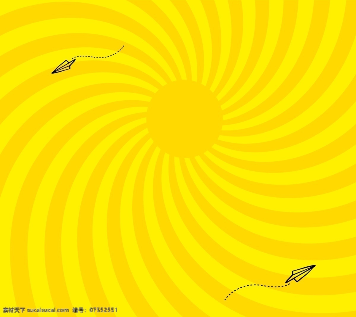 曲线散射背景 曲线旋转 线条纸飞机 卡通纸飞机 漩涡 单面库 底纹边框 条纹线条