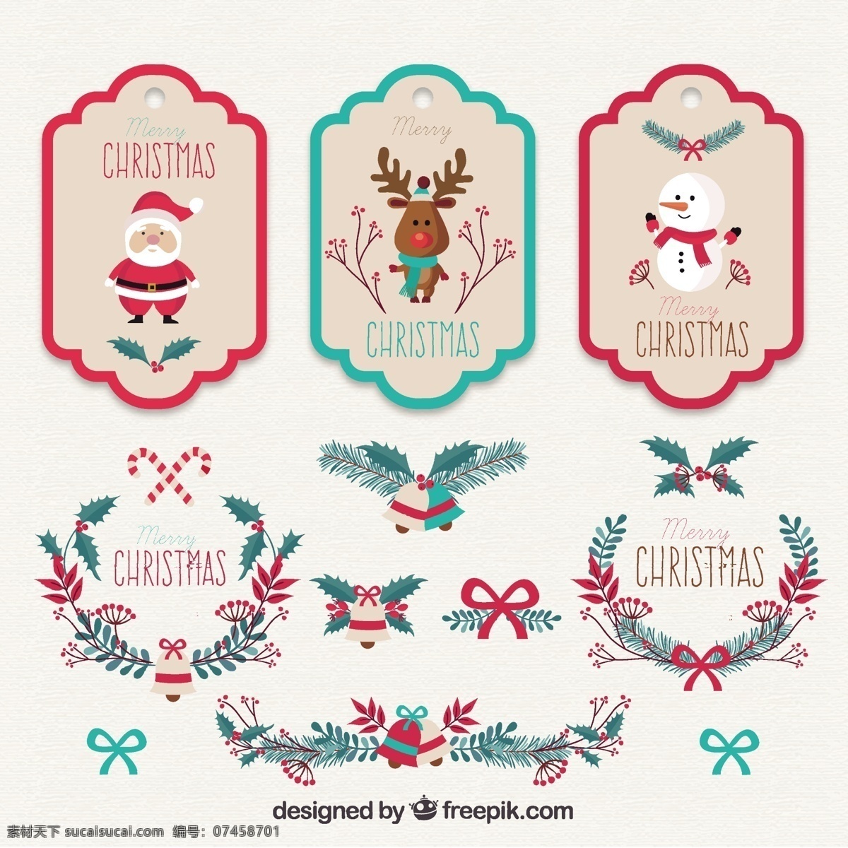 圣诞 标签 收集 圣诞节 圣诞快乐 冬天快乐 庆祝的节日 节日快乐 圣诞节的标签 季节 节日 快乐 十二月 集 白色
