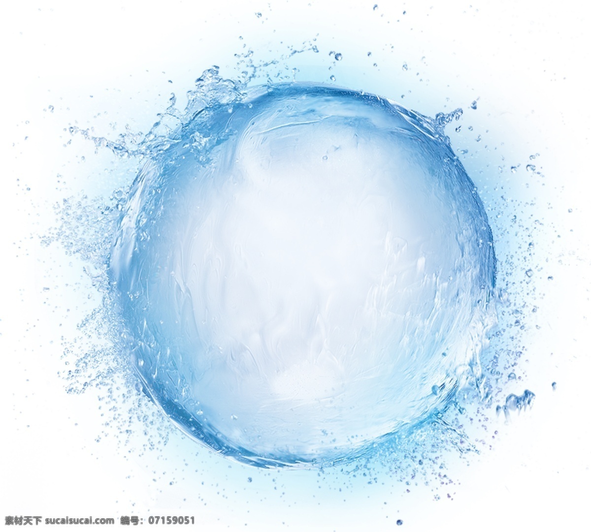 水球素材 水球 水 透明 水珠 水滴 分层
