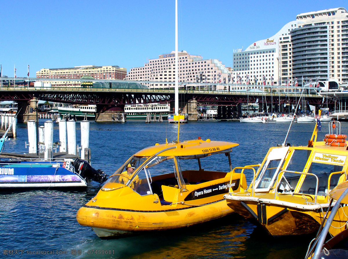风光 风景 国外旅游 海 海景 景观 旅游摄影 码头 上 出租 海上出租 游艇 小艇 悉尼湾