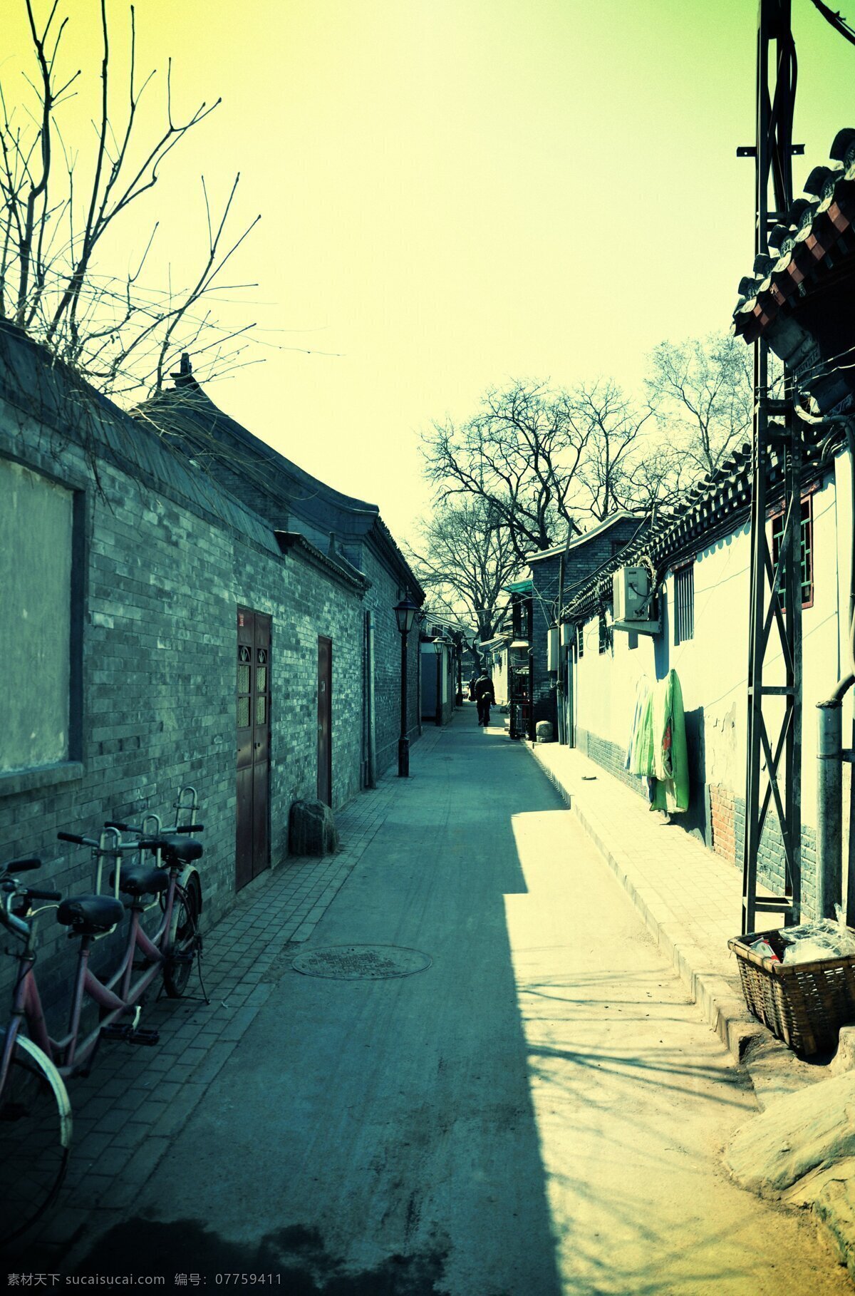 胡同深处 胡同 老北京 旧 建筑 复古 国内旅游 旅游摄影