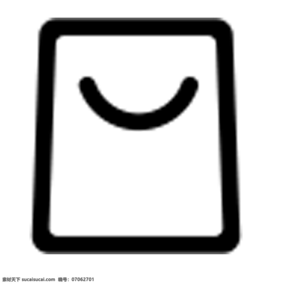卡通 购物袋 图标 袋子 卡通袋子 手机图标 电子图标 图标设计 网页图标设计