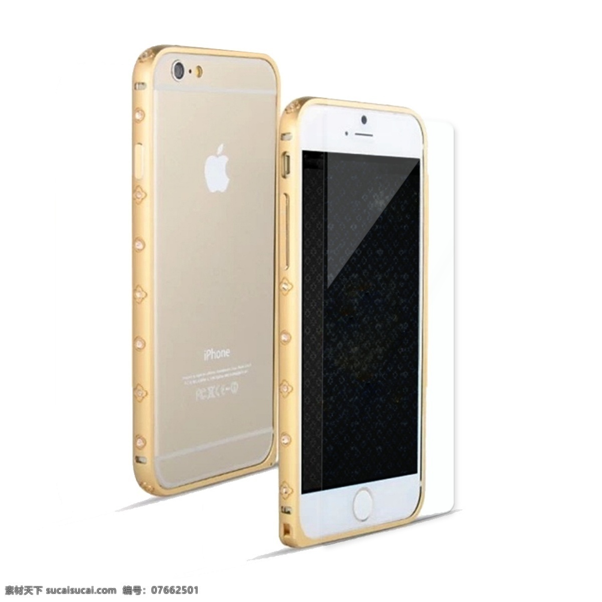玻璃保护膜 iphone6 plus case 手机 壳子 透明 贴膜 分层 白色