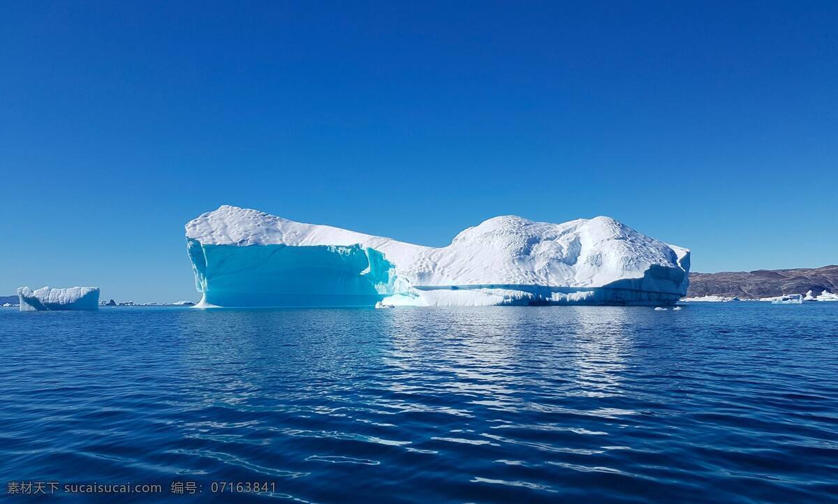 冰川冰山 冰川 冰山 冰块 冰盖 漂浮的冰块 自然景观