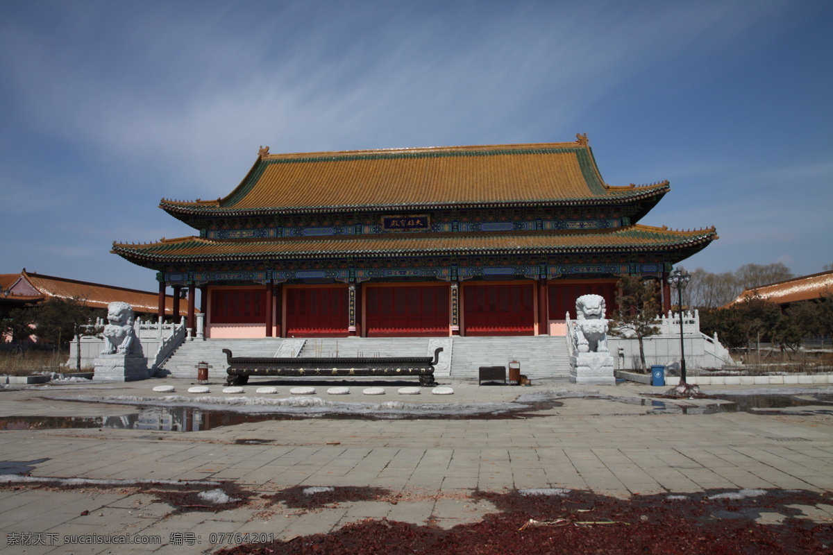 普门寺大殿 长春 寺院 宗教 大殿 普门 建筑摄影 建筑园林