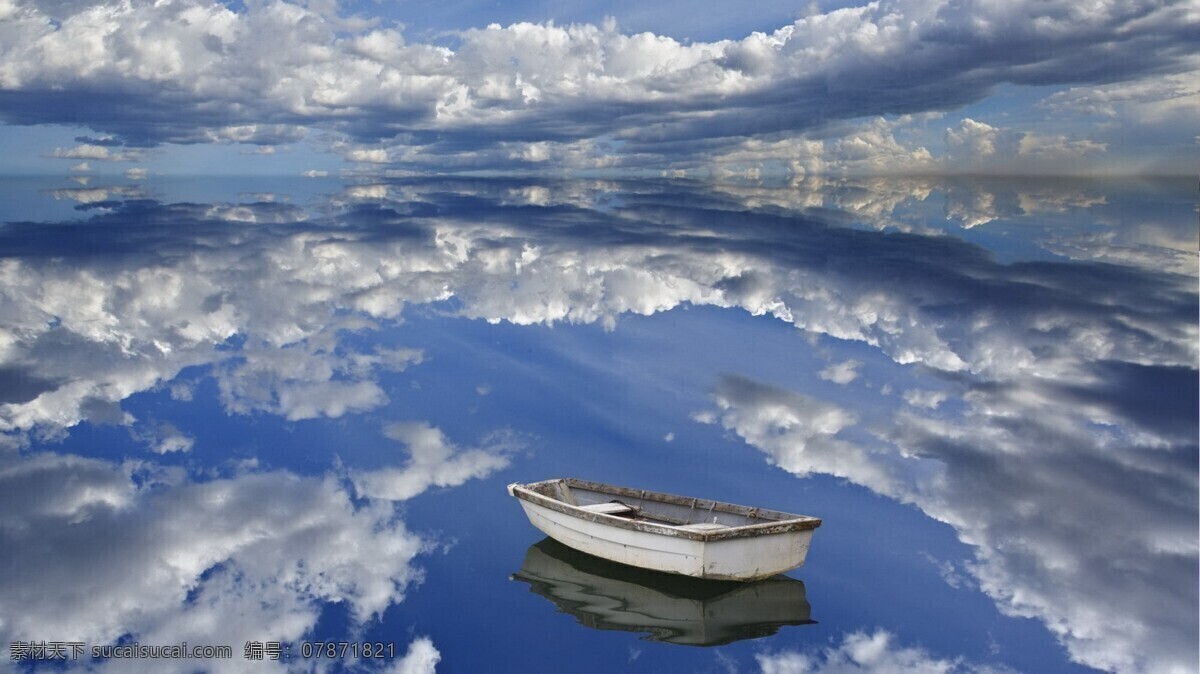 天空之镜 玻利维亚 uyuni salt flat bolivia 舟 船 蓝天 白云 旅游摄影 国外旅游