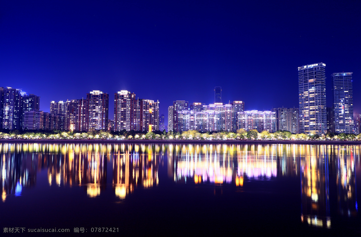 夜晚的珠江边 夜晚 珠江 夜景 广州 景色 旅游摄影 国内旅游