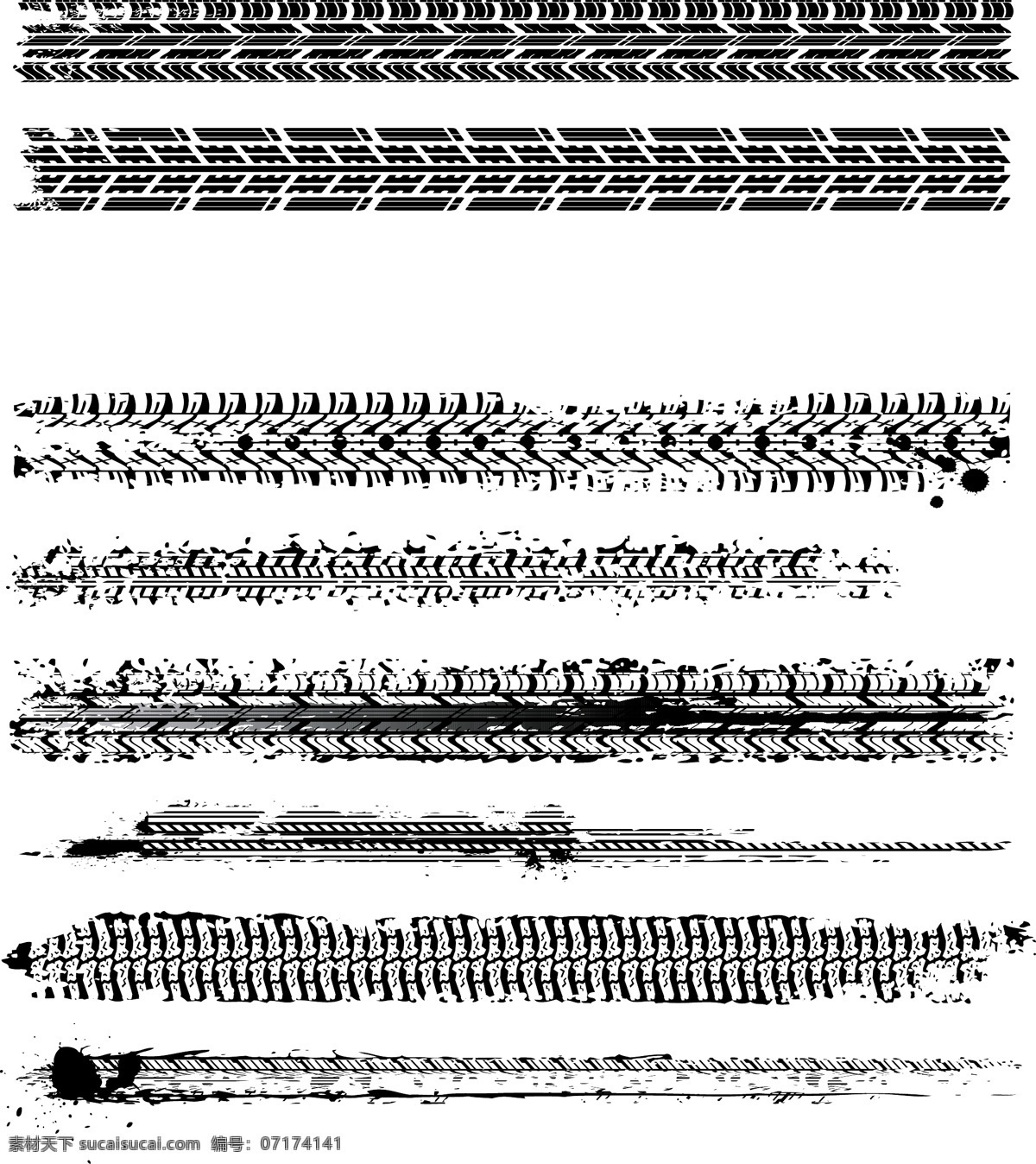 车轮痕 痕 刹车痕 车轮 车痕 底纹边框 条纹线条