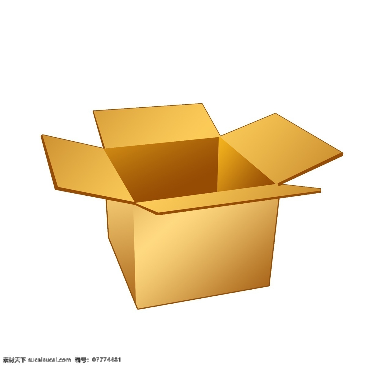 跌倒 纸箱 子 插画 黄色纸箱子 开着的纸箱子 收纳纸箱子 纸箱包装 旧纸箱 空箱子