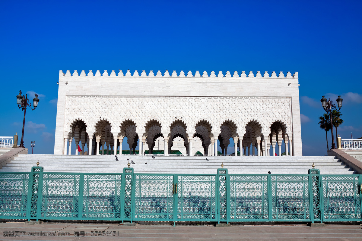 摩洛哥 建筑 风景 城市美景 房屋 城市风光 环境家居 蓝色