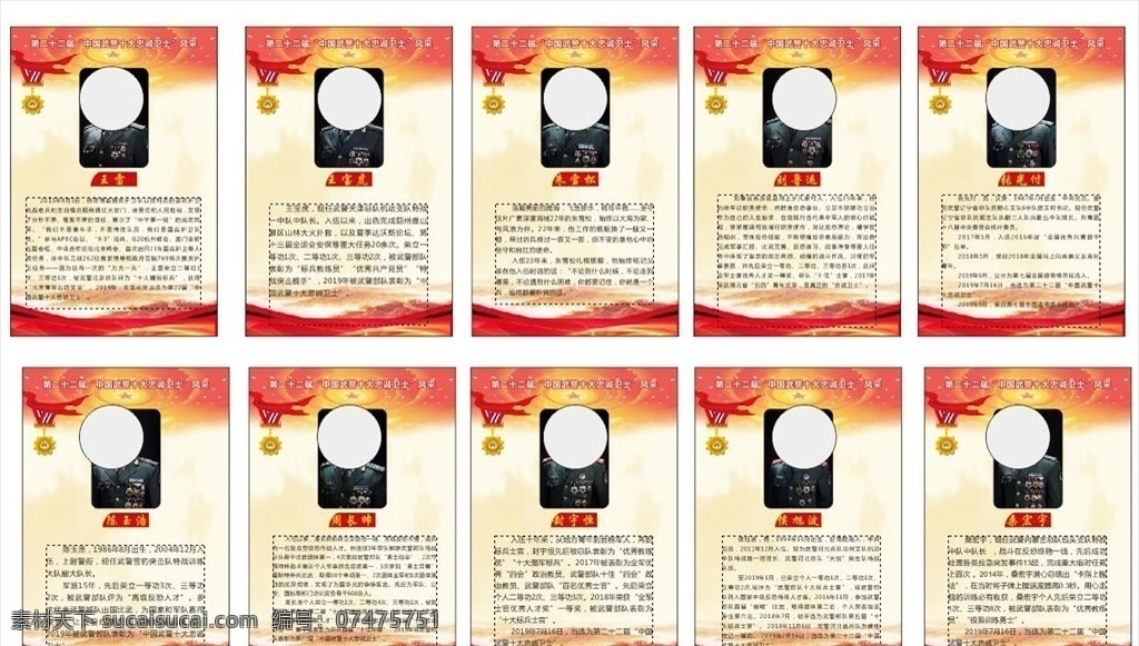 十大忠诚卫士 十大 忠诚 卫士 22届 武警卫士 中国武警 中国卫士