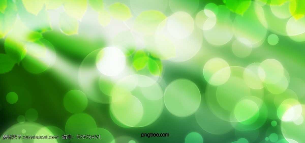 绿色 创意 光斑 背景图片 嫩绿 春天 朦胧感 绿色背景 光晕 光斑光点 背景素材 分层