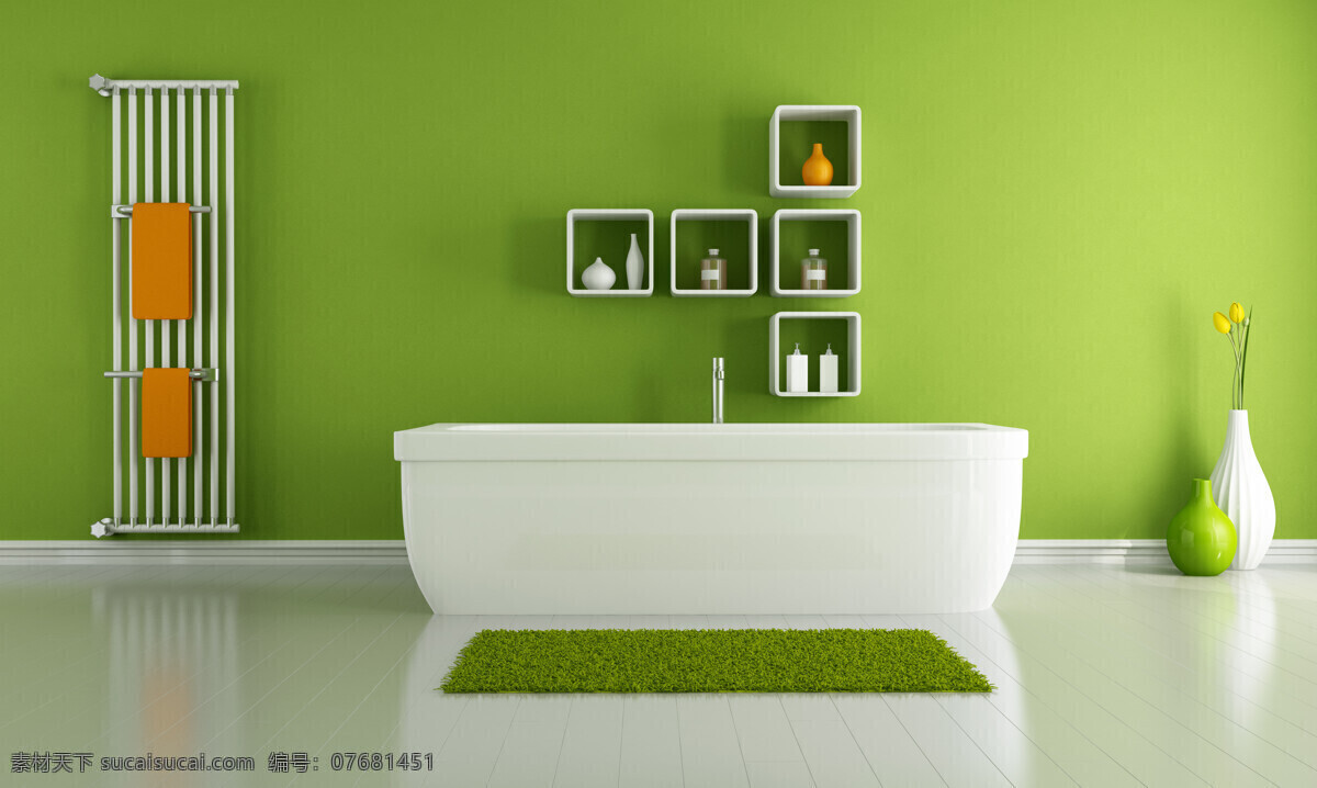 个性 浴室 个性设计 浴缸 防滑垫 家具 装饰品 装修 装潢 室内设计 环境家居