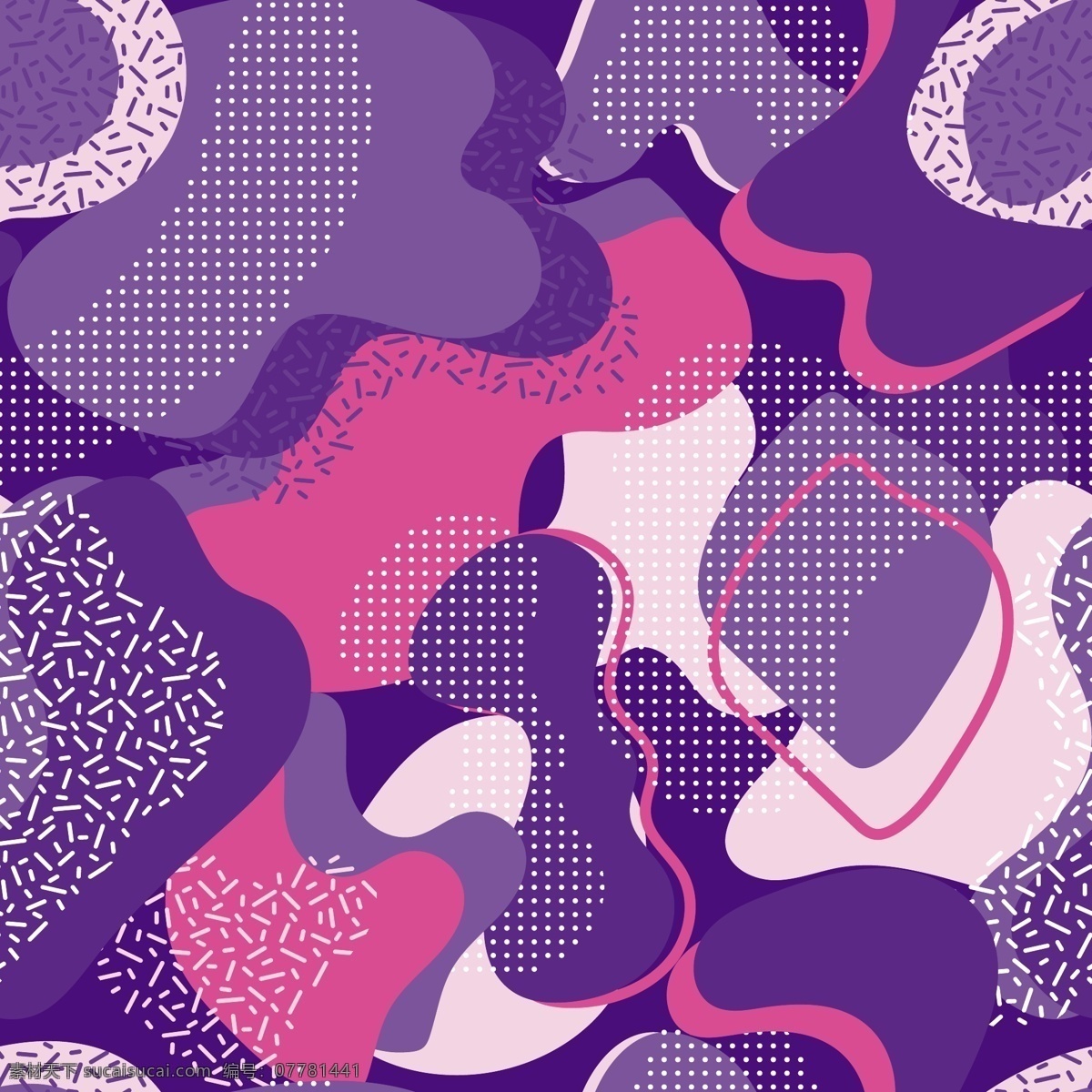 紫 粉色 几何 扭曲 背景 图案 矢量 奶牛 免费 源文件 创意设计 组合 装饰背景 广告背景