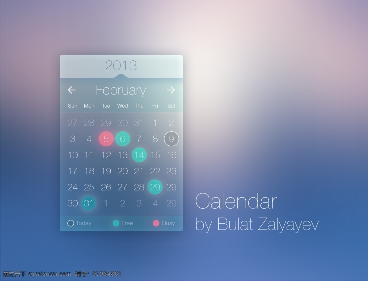 calendar 按钮 导航 滚动条 界面 搜索框 图标 widget ui主题包 下拉列表 手机 app app界面