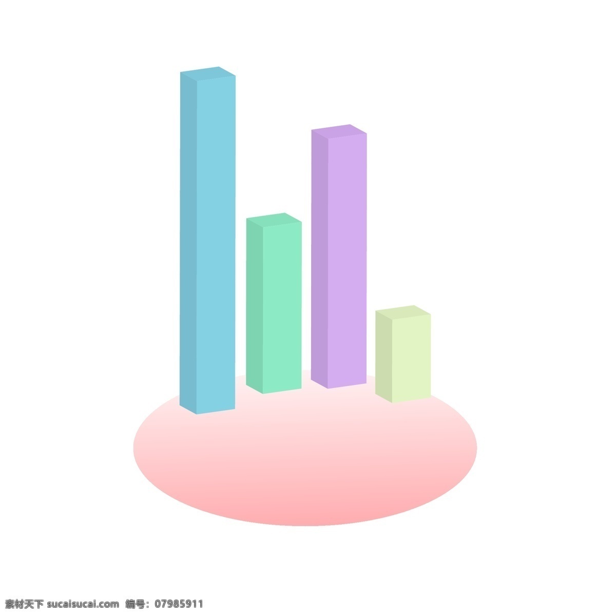 彩色 柱状 图 数据 柱状图 紫色 蓝色 绿色 粉色 彩色图形 柱状图插画 ppt数据 ppt模板 分析图表