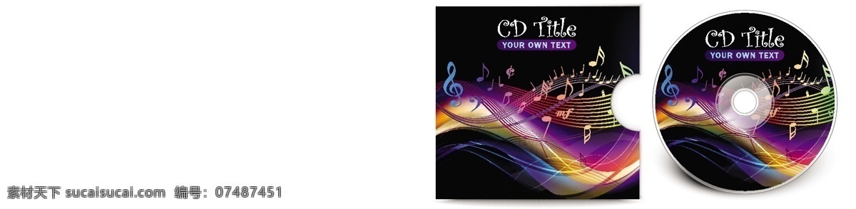 耀眼 cd 包装设计 矢量 cd包装设计 包装 磁盘 光盘 吉他 麦克风 声音 信封 元素的趋势 向量的cd 矢量图