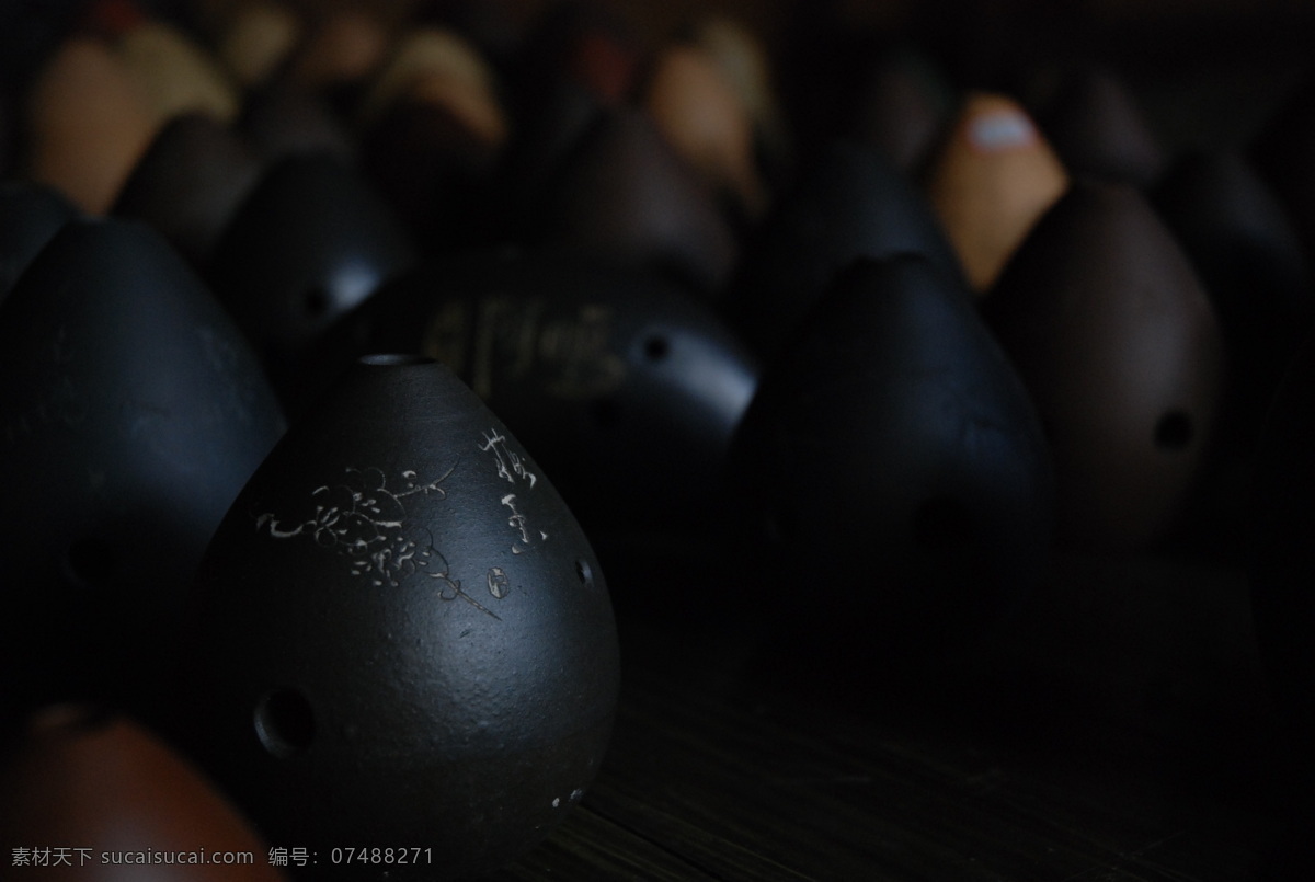 韵律 陶埙 乐器 陶瓷 文化艺术 传统文化 摄影图库