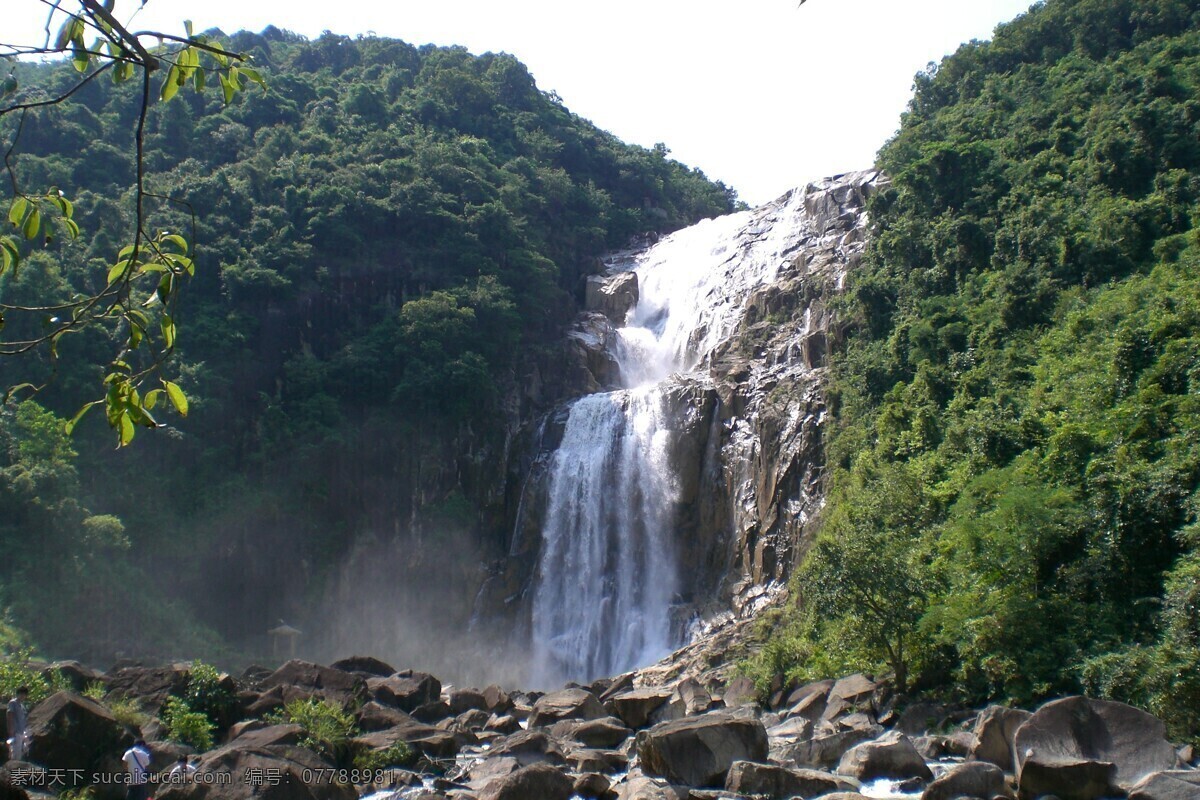 龙归瀑布 丰顺 瀑布 旅游摄影 自然风景 摄影图库