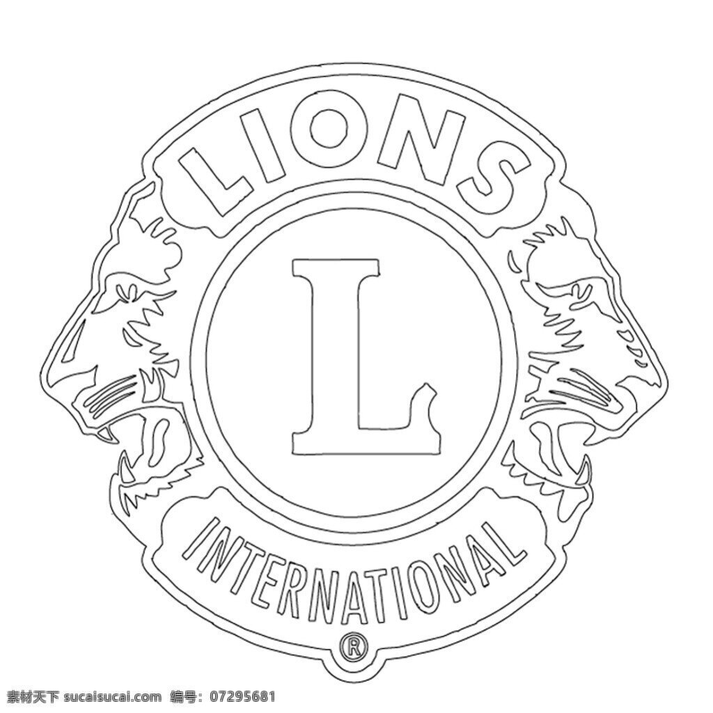 狮子会标 狮子联会标志 狮子 联会 logo 狮子联会图标