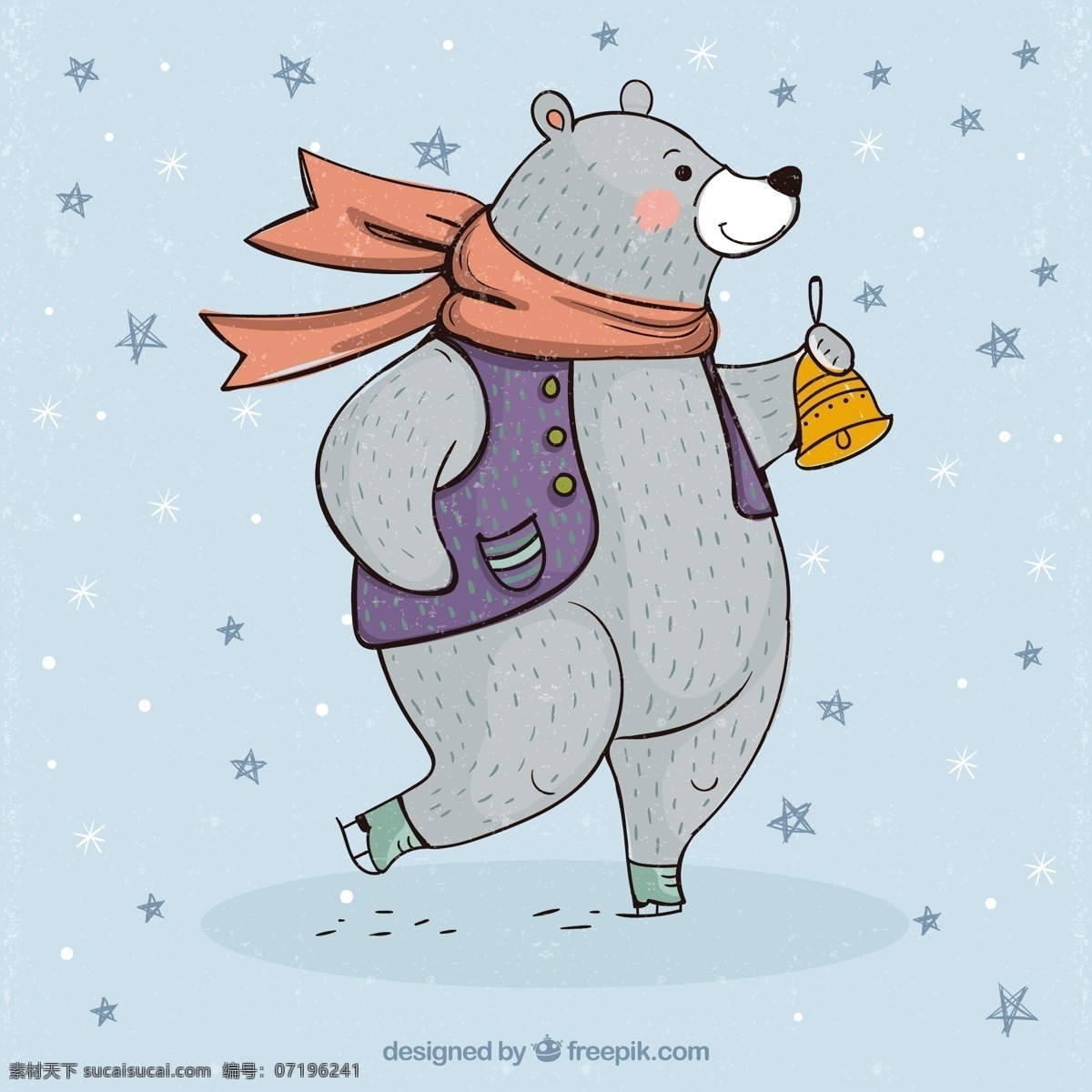 憨憨 的卡 通 北极熊 可爱 卡通 卡哇伊 矢量素材 动物 小动物 创意设计 简约 创意 元素 生物元素 动物元素