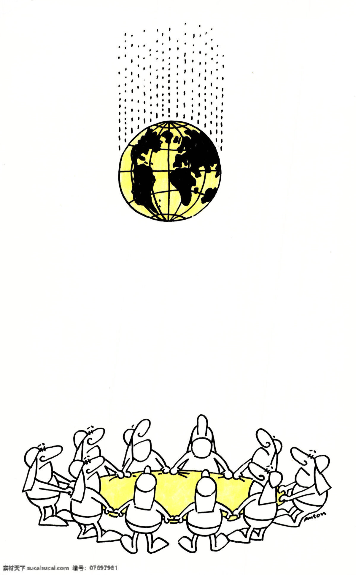 营救地球 漫画 外国漫画 外国优秀漫画 幽默漫画 环保漫画 斯洛伐克 anton kotreba 消防员 地球 动漫动画