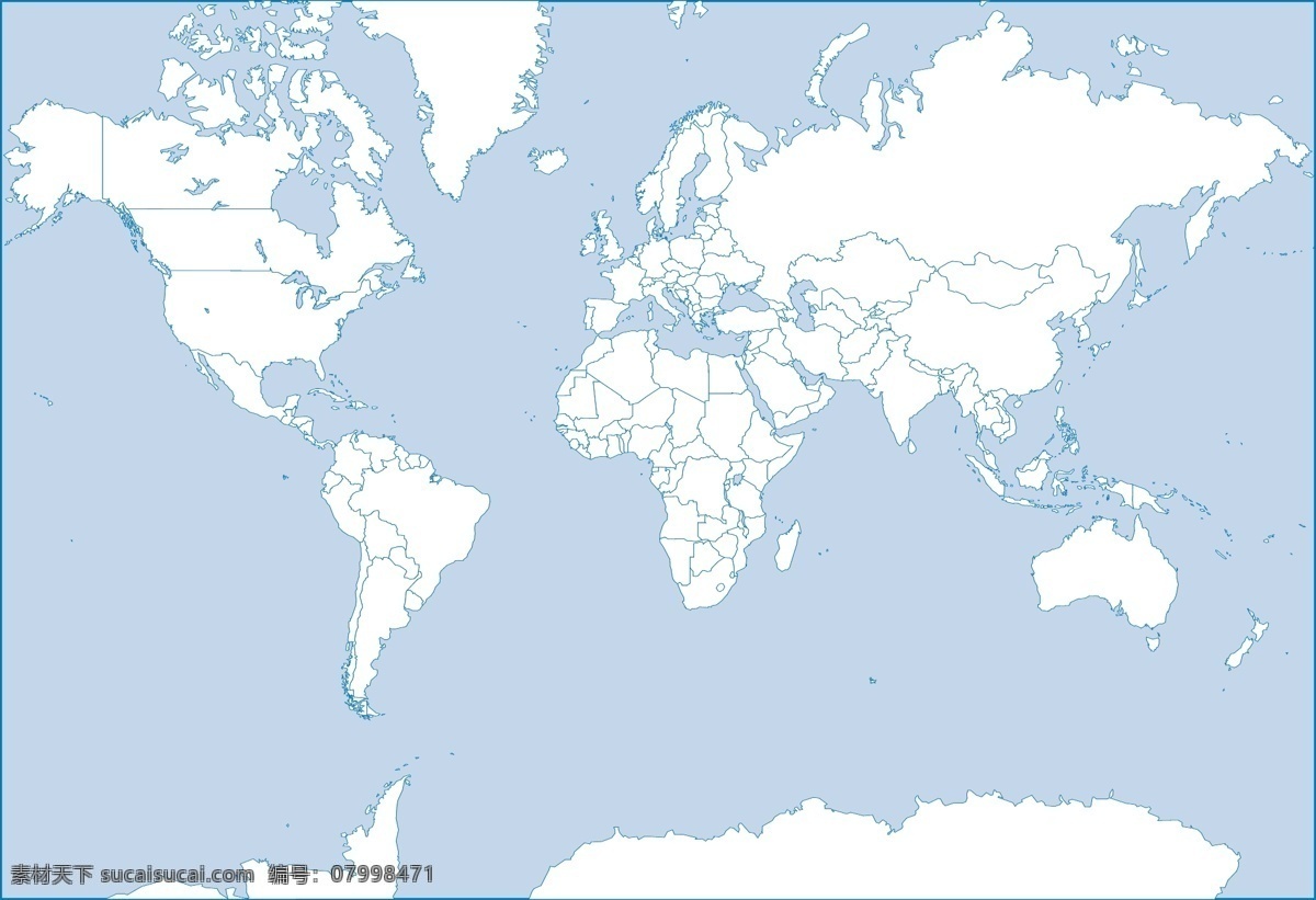 世界地图矢量素材图片下载-素材编号07998471-素材天下图库