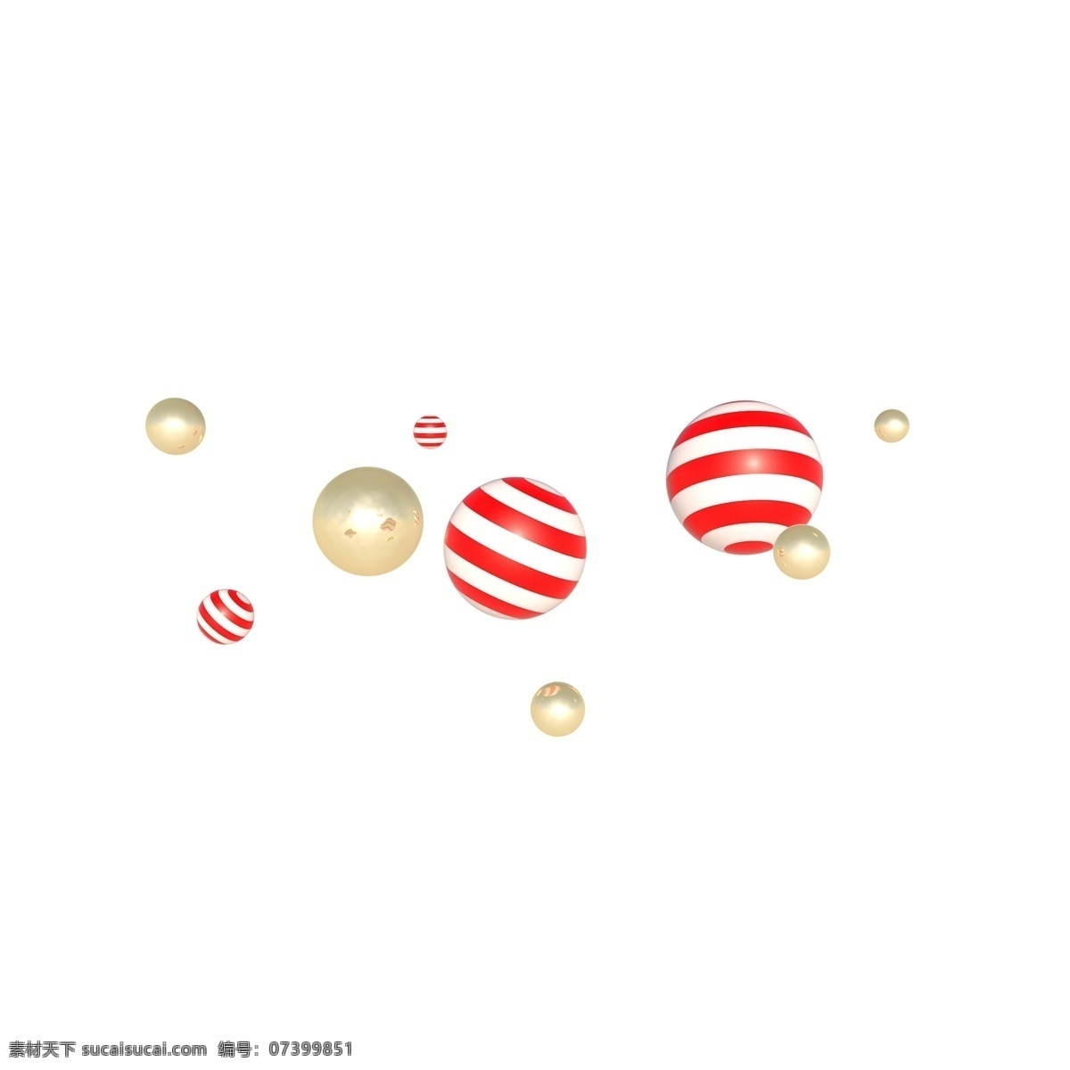 电商 c4d 立体 漂浮 几何 漂浮球 活动 海报 促销 装饰 3d 首页 店铺 装修 条纹