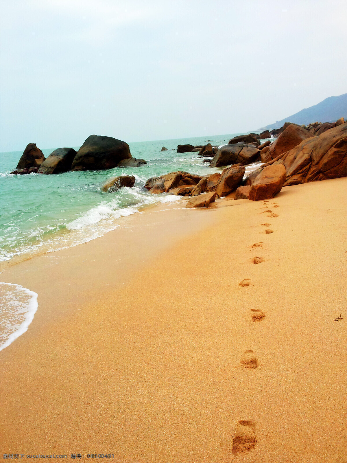 海景 碧海 国内旅游 海滩 礁石 旅游摄影 沙滩 景 psd源文件