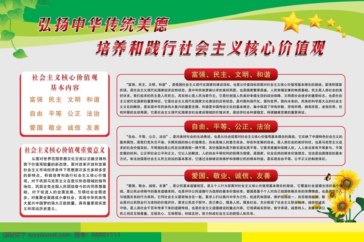 学校宣传栏 模版下载 社会主义核心 中国梦 小学宣传栏 中学宣传栏 展板模版 价值观