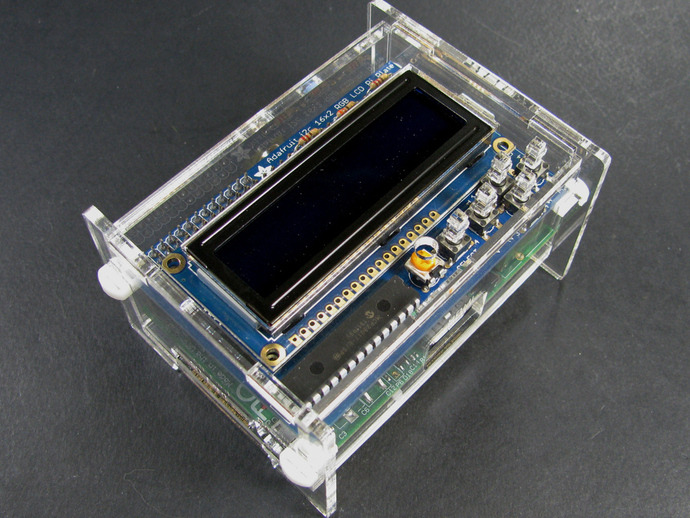 lcd 板 外壳 adafruit 覆盆子 pi 3d打印模型 游戏玩具模型 raspberry