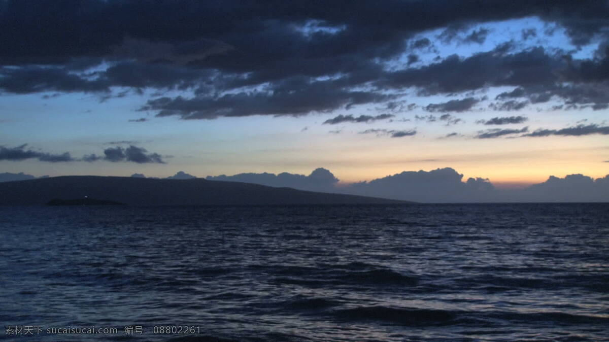 夕阳 股票 视频 太平洋 岛 海洋 日落 视频免费下载 夏威夷 夏威夷岛 水 波光粼粼 波 其他视频