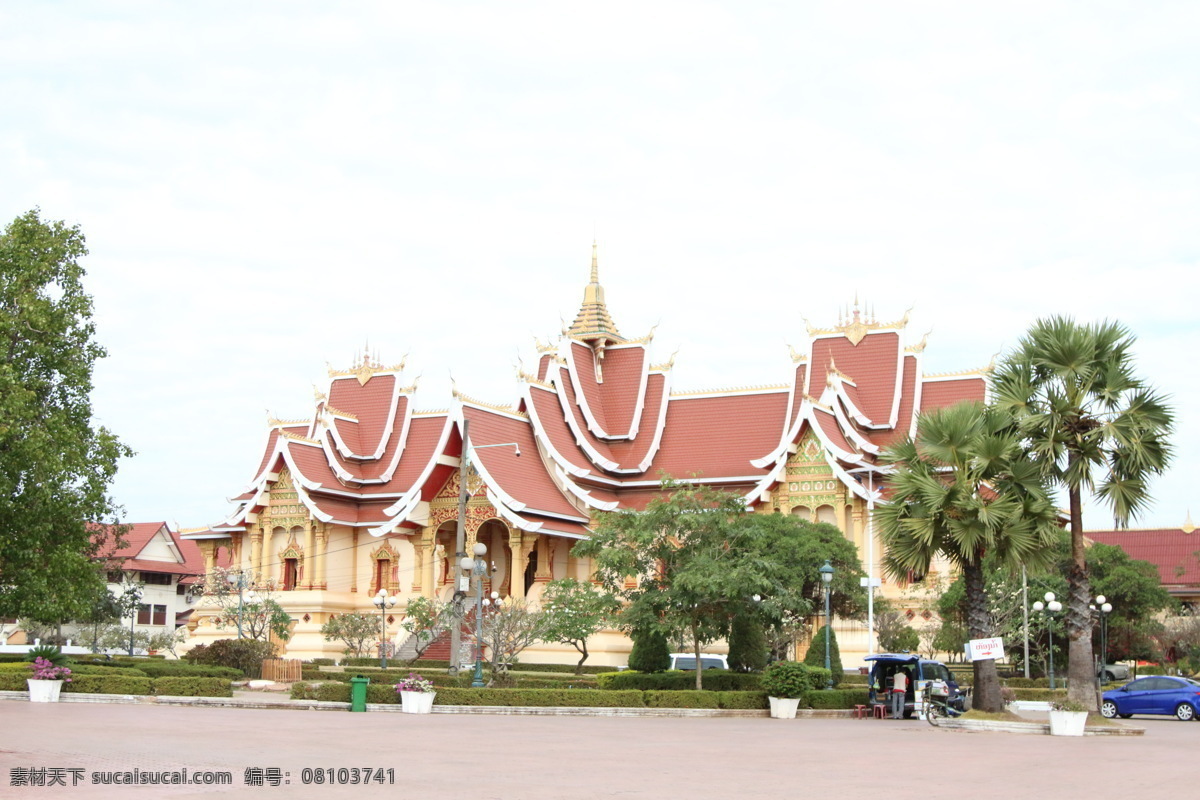 老挝塔銮怒寺 老挝 塔銮 怒寺 景点 建筑 建筑园林 建筑摄影