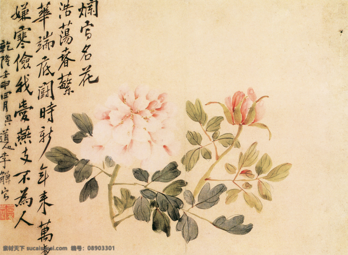 花卉 书画艺术 名画 中国画 水墨画 国画 装饰画 中堂画 壁画 绘画艺术 书画文字 文化艺术