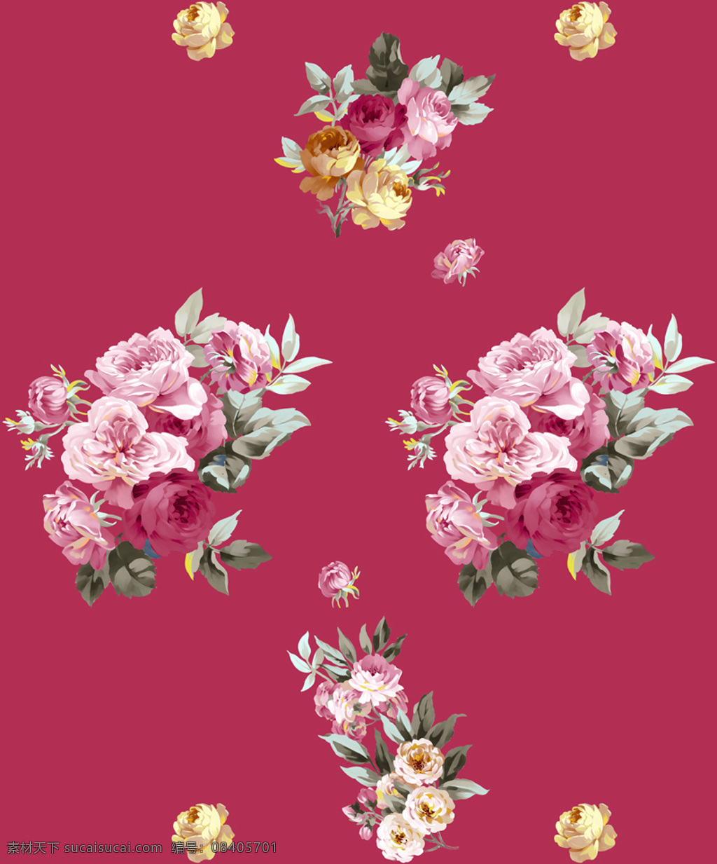 复古花 复古玫瑰花 psd复古花 psd花 玫瑰花 复古 手绘花 手绘复古花 手绘复古 手绘 红色
