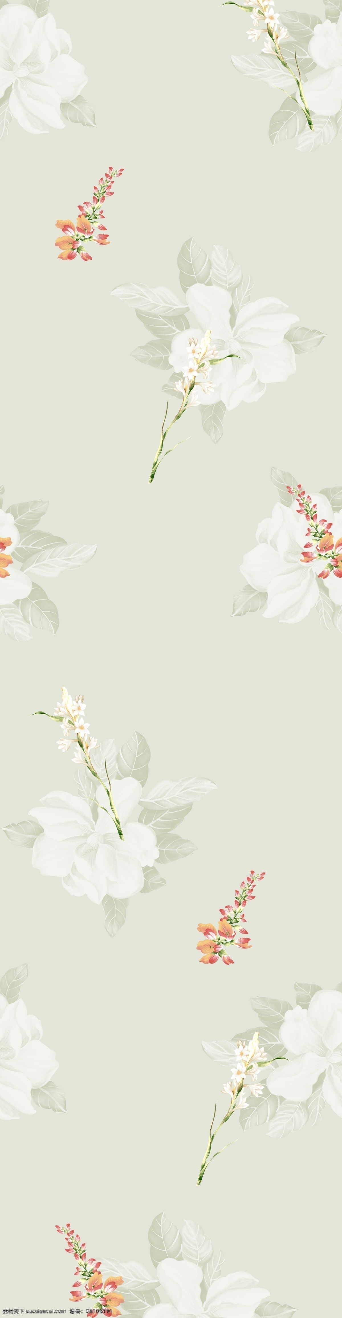 数码花型 数码印花 纸印花 花型 循环 服装 壁纸 壁布 花卉