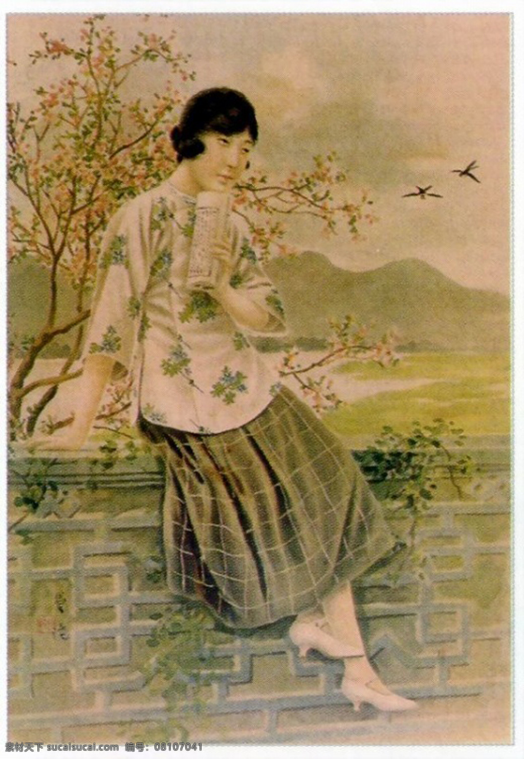 传统文化 老海报 老上海 老上海海报 老上海女人 文化艺术 老 上海 设计素材 模板下载 海报 企业文化海报