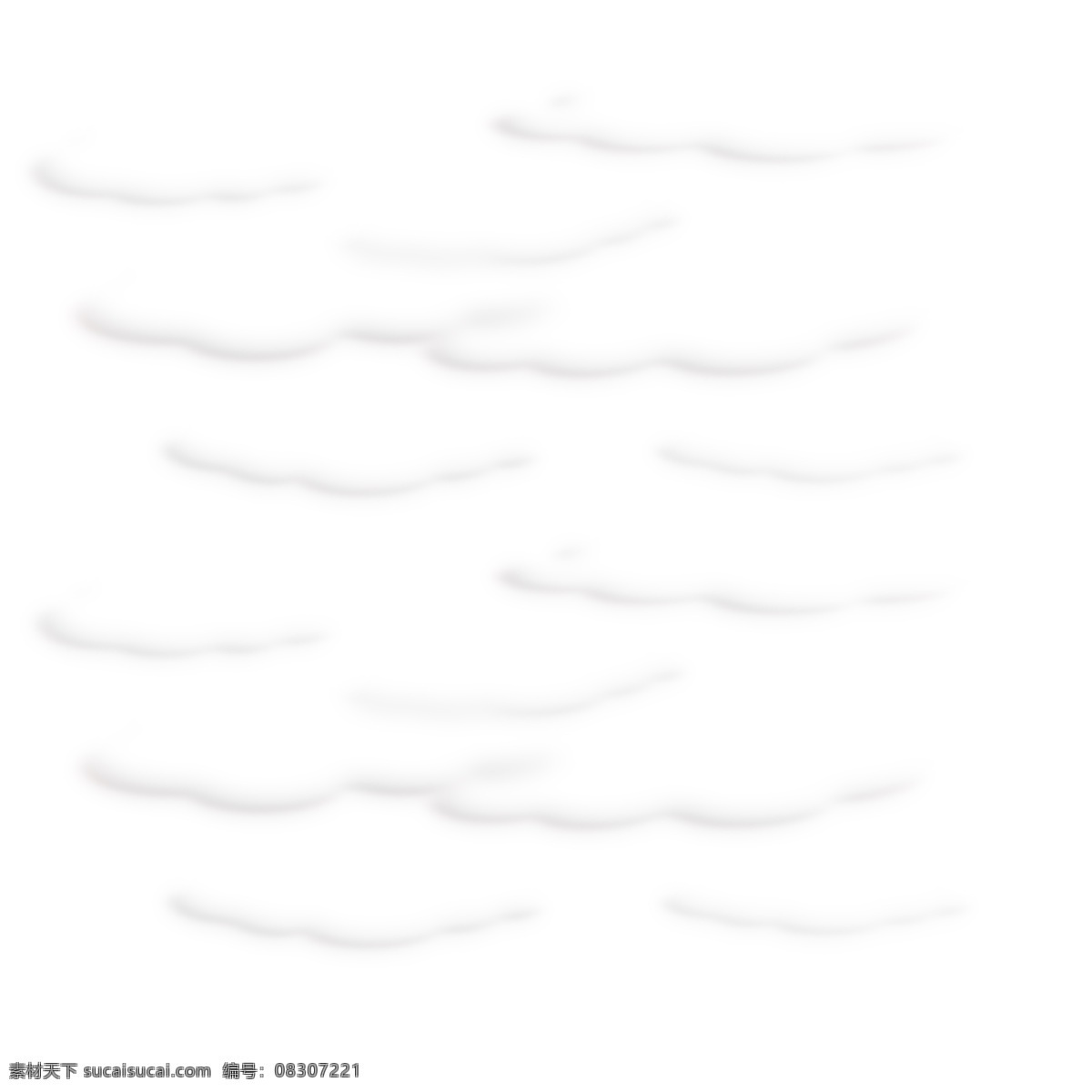 天空 云朵 手绘 卡通 童话风 蓝天 柔软 云纹 叠加 笑脸 装饰 贴画 白云朵朵 天边的 蓝色云彩