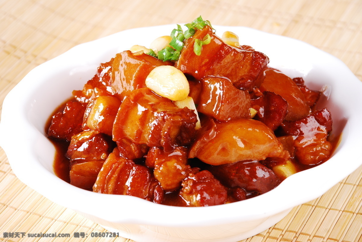 红烧肉 炖肉 蒸肉 荤菜 中餐 肉块 餐饮美食 传统美食